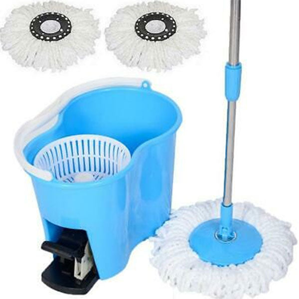 YW SPIN  MOP SET (X2MOP) (BLUE)<br>ប្រដាប់ជូតផ្ទះ - Home-Fix Cambodia