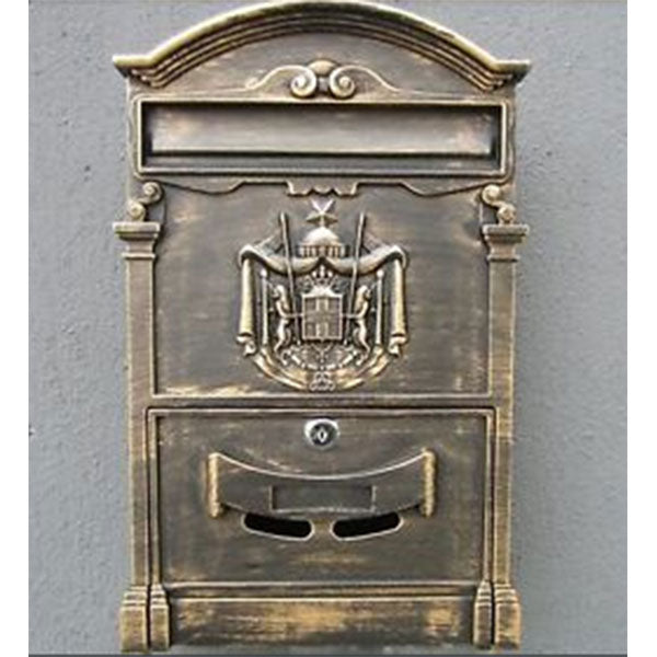 YW VINTAGE MAILBOX<br>ប្រអប់សំបុត្រពណ៏មាស - Home-Fix Cambodia