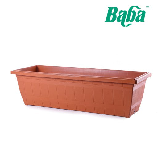 BABA 507-L PLANTER BOX COTTA<br>ផើងដំាផ្ការាងទ្រវែង ពណ៌ក្បឿង - Home-Fix Cambodia