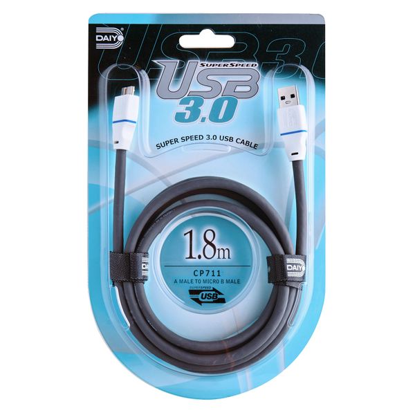 DAIYO CP 711 USB3.0 A MALE TO MICRO B MALE 1.8M<br>ខ្សែ USB