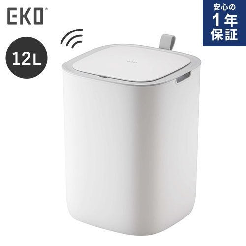 EKO EK6288P-12L-WH MOREAN SMART SENSOR BIN 12L (WHITE) - Home-Fix Cambodia